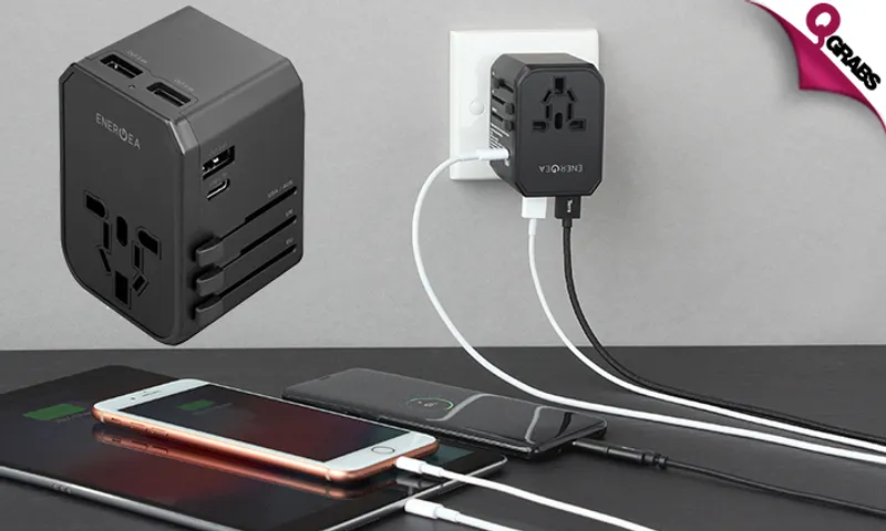 5-in-1 Universal Travel Adapter!